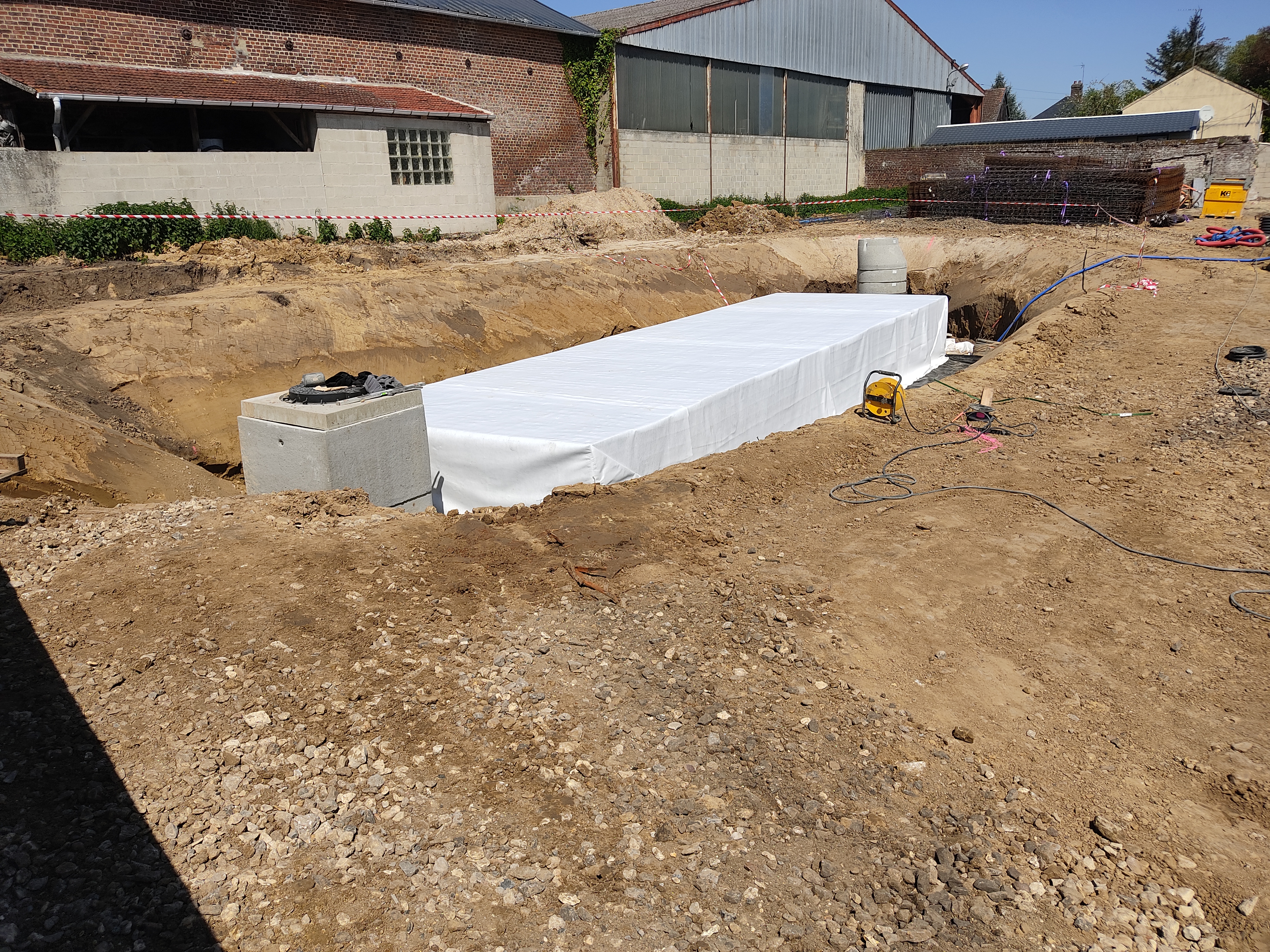 BASSIN 70 M3 AVEC CAISSONS DPT60